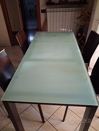 tavolo cristallo calligaris