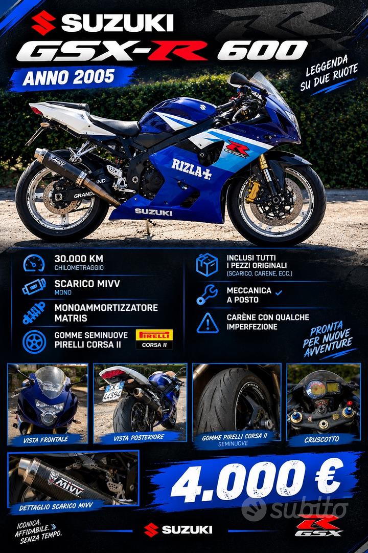 Gsxr 600 - Moto e Scooter In vendita a Reggio Calabria