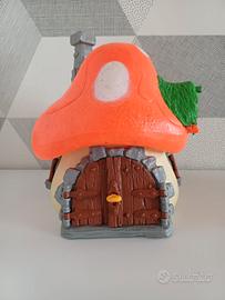 Casa dei Puffi Grande ORANGE (Schleich). Anni 80