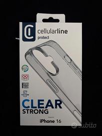 cellularline clear strong iphone 16 COVER