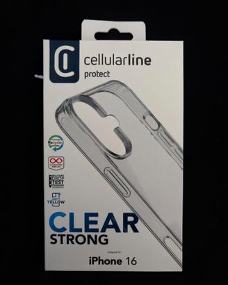 cellularline clear strong iphone 16 COVER
