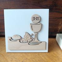 icona in legno comunione 