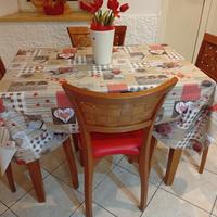 Tavolo allungabile legno+4 sedie veneta cucine 