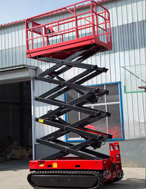 Piattaforma aerea elettrica cingolata