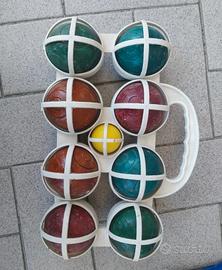 bocce in legno anni 70