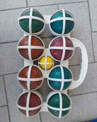 bocce in legno anni 70