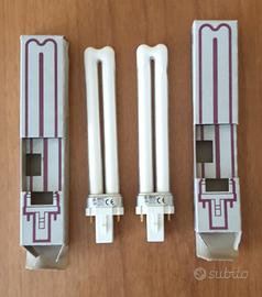 lampadina fluorescente 9w 827 