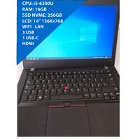 Notebook Lenovo T470 i5 16GB RAM 256gb SSD NVME