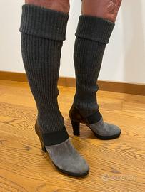Hogan - stivale donna tessuto 37,5