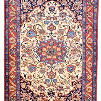 Tappeto Isfahan 110×158 cm Annodato a mano
