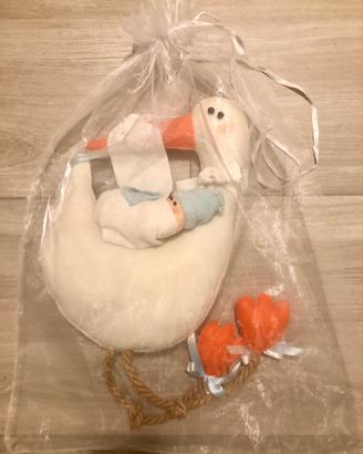 Fiocco nascita cicogna