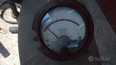 Kilovoltometro a lancetta da 20 Kv fondo scala