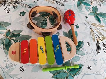 Set strumenti musicali giocattolo 