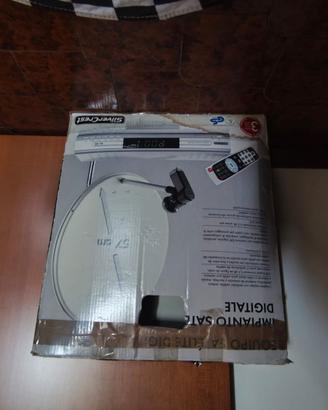 impianto satellitare digitale completo