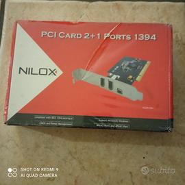 PCI card 2+1 porta 1394 nuova
