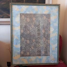 Quadro vintage arredo floreale
