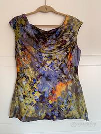Top seta sartoriale Intrend