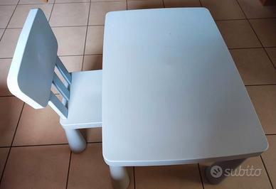 Tavolino con sedia bambino