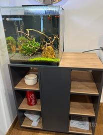 Acquario 90 litri completo di mobile