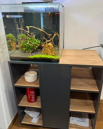 Acquario 90 litri completo di mobile