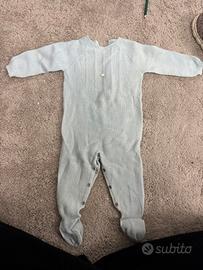 Lotto abiti neonato caldo cotone/lana 0–1 e 1–3 me