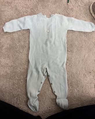 Lotto abiti neonato caldo cotone/lana 0–1 e 1–3 me