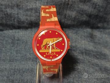 orologio pubblicitario Parmalat Swatch as Roma 