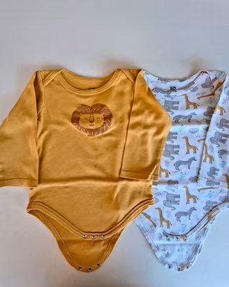 Set di due body a maniche lunghe