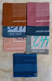 Jacob Cohen 7 Fazzoletti Pochette Bandana Cotone