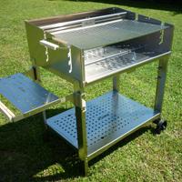Barbecue a legna e carbonella inox ilSimo 80