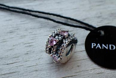 Pandora Charm Cuori Rosa 791161C01