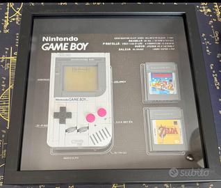 Cornice per esporre Game Boy Lego Nintendo
