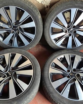 4 cerchi in lega 19 originali kia sportage