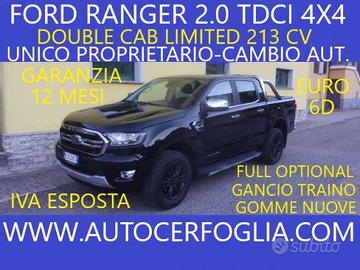 FORD Ranger 2.0 tdci double cab Limited 213cv AU