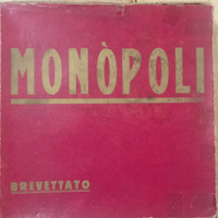 gioco da tavolo Monopoli vintage scatola rossa