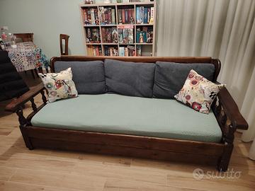 Divano vintage + cuscini Ikea