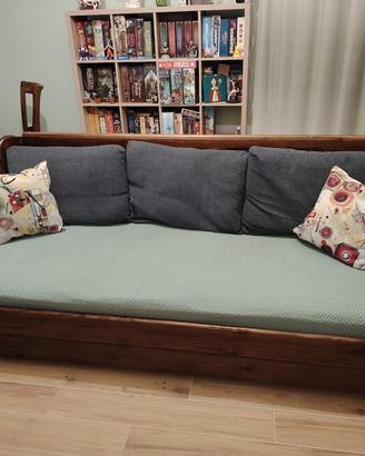 Divano vintage + cuscini Ikea