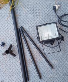 PROIETTORE TELESCOPICO IP44 500W