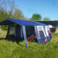 Carrello tenda Jamet con cucina clima e acqua cald