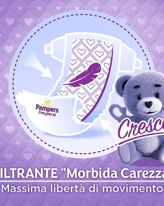 Pannolini Pampers Progressi Taglia 4 132pz