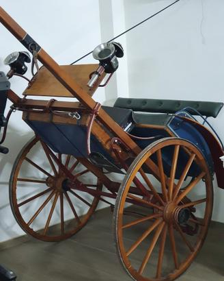 Calesse d’epoca artigianale messinese – raro, ruot