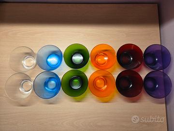 set 12 ciotoline colorate