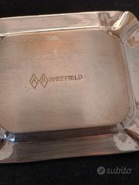 Sheffield vintage, bel posacenere, posa oggetti