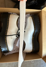 Dr. Martens 1461 Quad Platform Smooth White - 41EU