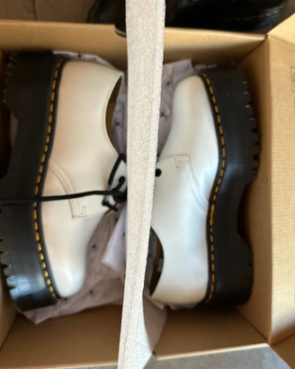 Dr. Martens 1461 Quad Platform Smooth White - 41EU