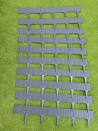 16 Bordure per giardino effetto rattan