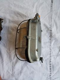 Lampada applique industriale ovale