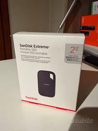 SanDisk Extreme SSD 2TB Portatile Nuovo Sigillato