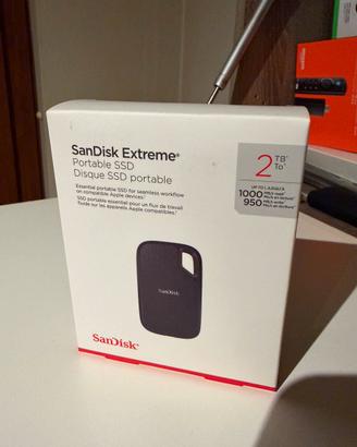 SanDisk Extreme SSD 2TB Portatile Nuovo Sigillato