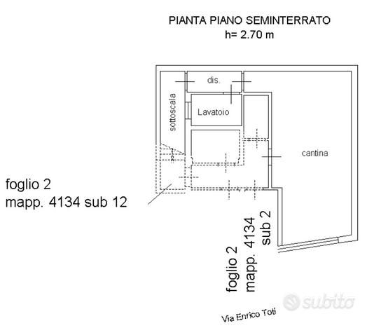 Locale seminterrato